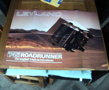 LEYLAND T45 TRUCK SALES / TRADE POSTER BROCHURE- ROADRUNNER - 1982 - VGC - L@@k
