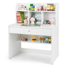 COSTWAY Kids Wooden Study Desk