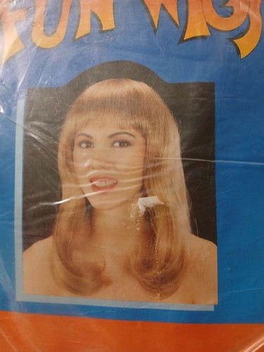Ash blond fringed long wig - fringed,