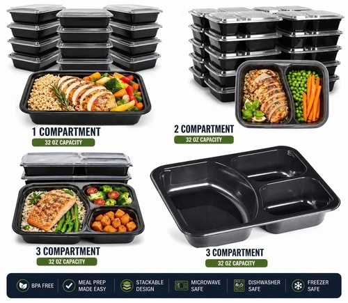 Plastic food containers with - plastic,