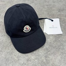 Moncler Navy Thick Cotton Logo Baseball Cap RRP £299