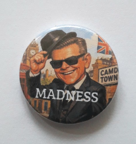 25mm badge the band madness - of,