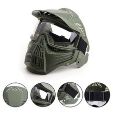 Water Gun Paintball Mask Full Face Protective Breathable Cover Outdoor Cycling