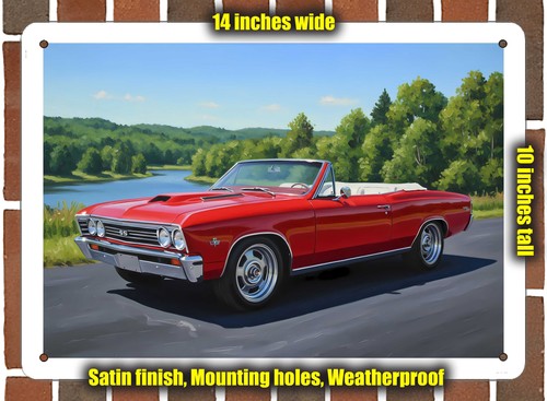 Metal sign 1967 chevrolet - sign,