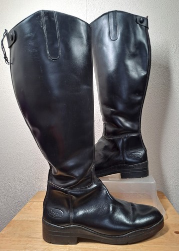 Regent black leather riding - regent,