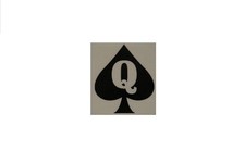 Sexy Queen of Spades Temporary Tattoo Novelty Fetish BBC Hotwife QOS Cuckold