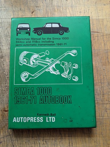 Simca 1000 944cc 1118cc inc - simca,