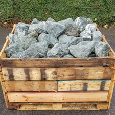 Green Granite Rockery Decorative Aggregate & Garden Stone Pieces 250mm