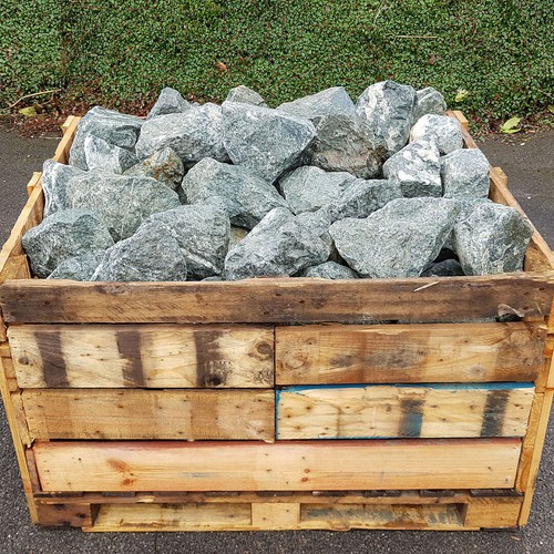 Green granite rockery - green,