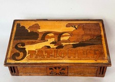 ART NOUVEAU ANTIQUE MARQUETRY