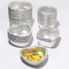 100x Disposable Aluminium Foil