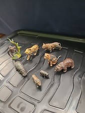 8 cold painted animals, tiger