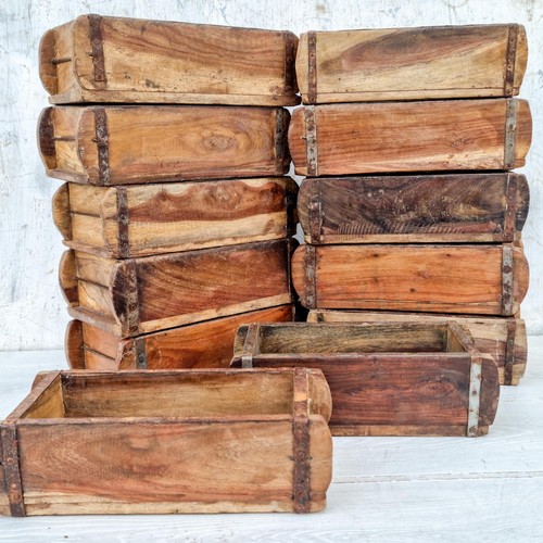 Set vintage brick moulds - set, of