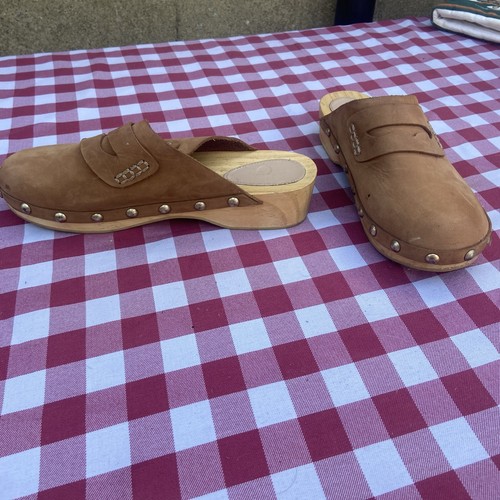 Boden ladies tan clogs - clogs, with