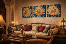 Islamic Canvas Wall Art Set of