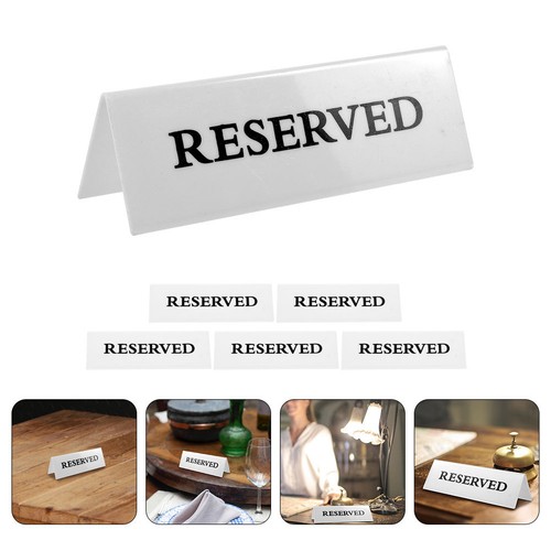 Pcs table reservation - pcs, signs