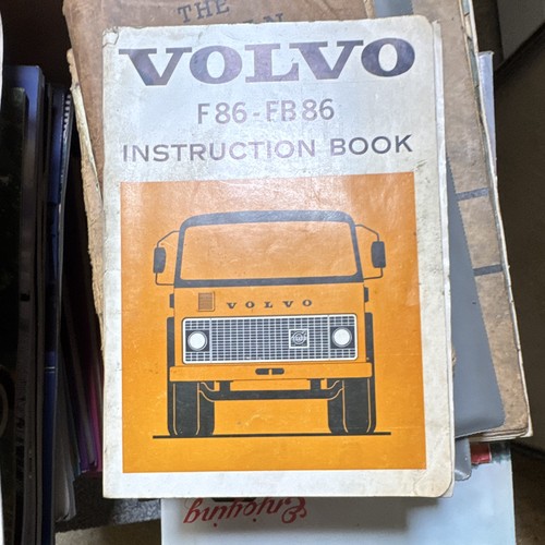 Volvo f86 fb86 instruction - f86, -fb86