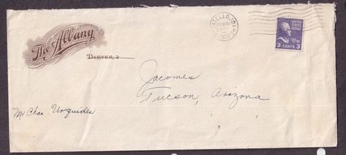 1950 the albany denver cover - the,