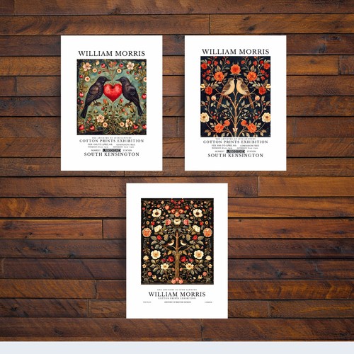 William morris style art - william,