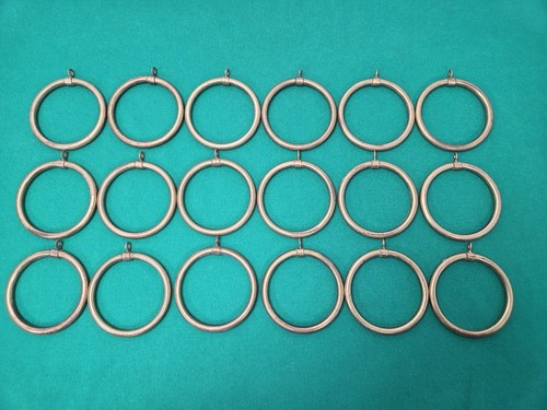 Vintage brass curtain - vintage, rings