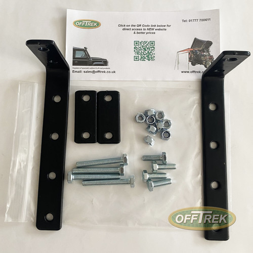 Set brackets plates - set, l