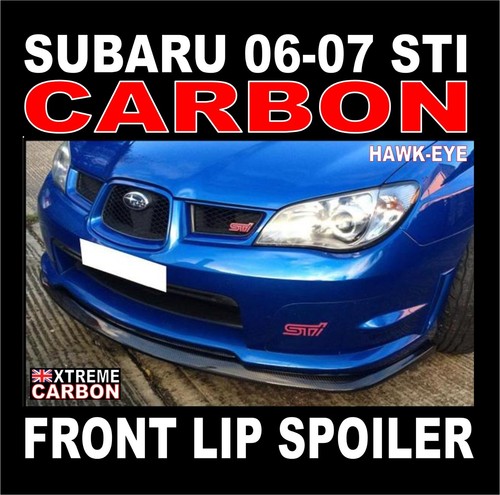Carbon front lip spoiler - carbon,
