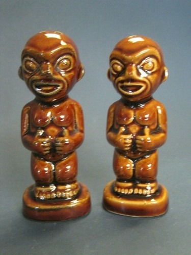 Vintage pair kon tiki salt - vintage,