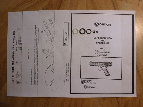 Crosman model 600 677 one - crosman,
