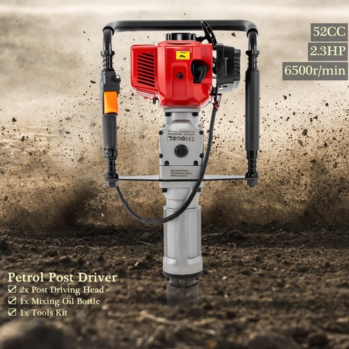 52cc petrol pile driver fence - petrol,