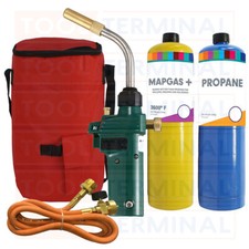 Hot Bag Mapp Gas Blow Lamp Torch Map Propane Extension Hose Solderding Brazing 
