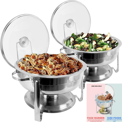 Stainless steel round chafing - round,