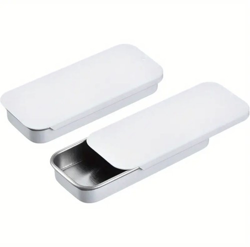 White mini small - metal, storage