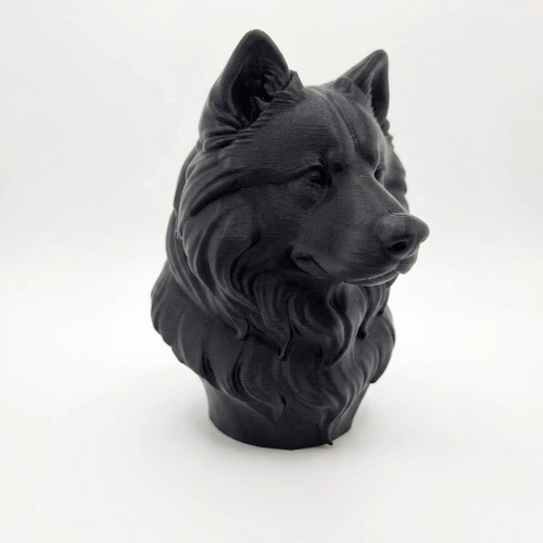 Samoyed dog bust home decor - bust,