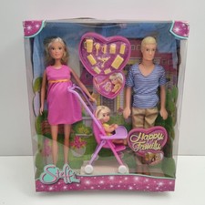 Steffi Love Happy Family 4 Doll Playset Pregnant Baby - SEE DESCRIPTION