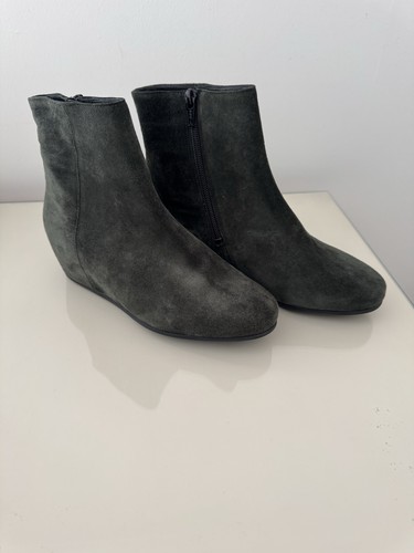 Hogl green suede ankle - suede,