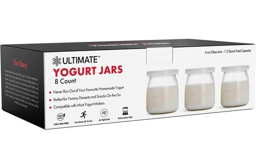 Ultimate yogurt jars count - ultimate,