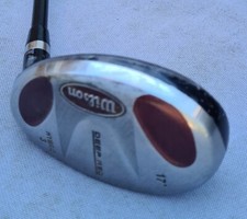 Wilson Deep Red 17 Degree No.3 Hybrid with a Regular Shaft in used