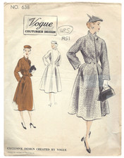 1951 Vintage VOGUE Sewing