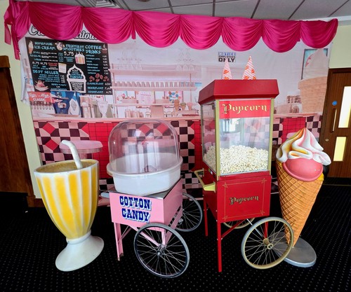 Candy floss popcorn hire - candy,
