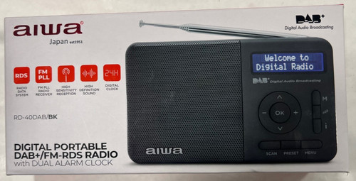 Aiwa 40dab digital portable - aiwa,