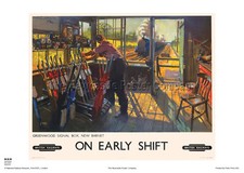BARNET SIGNALMAN CUNEO RETRO VINTAGE RAILWAY TRAVEL POSTER ART ADVERTISING 