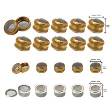 20x Brass/Steel Mesh Screw