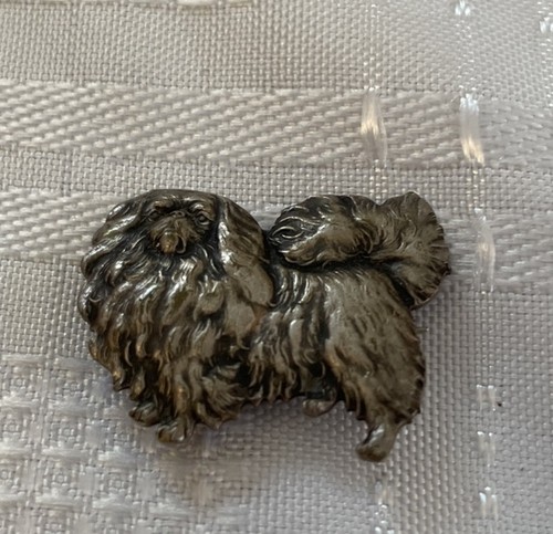 Vintage pekingese pin - vintage, /