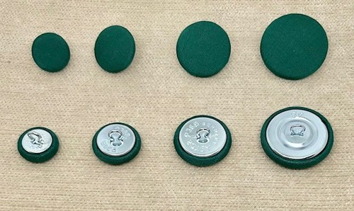 Dark green polycotton loop - polycotton,