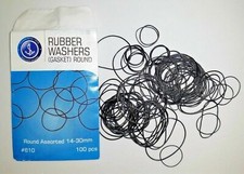 Watch GASKETS O-Rings x 100 Round Rubber Seal Washers WATCHES 14.30mm