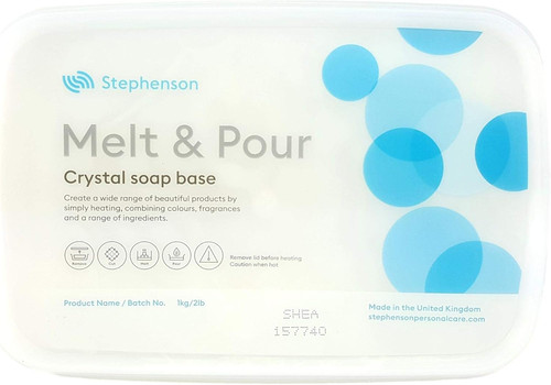 Melt and pour soap base - and,