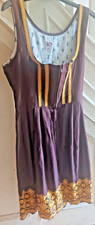 OCTOBERFEST! Vintage 60s Austrian Dirndl. Rich brown Embroidered EU 46 UK 16?