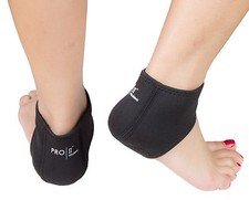 Neoprene heel sock protector for cracked dry heels