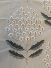 Sanderson Embroidered Fabric Remnant