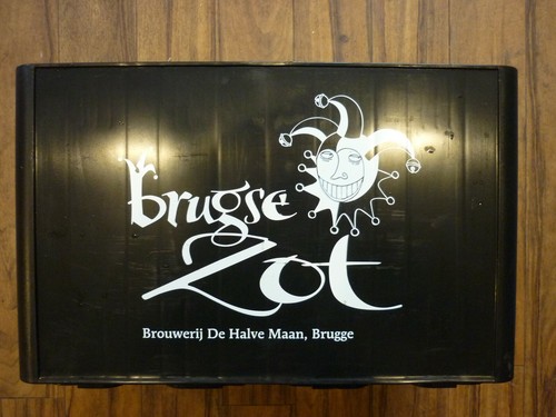 Brugse zot belgian beer crate - beer,